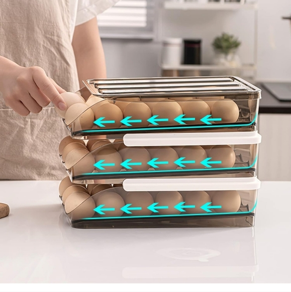 54 Grid Capacity Egg Holder for Refrigerator - Picture 3 of 4